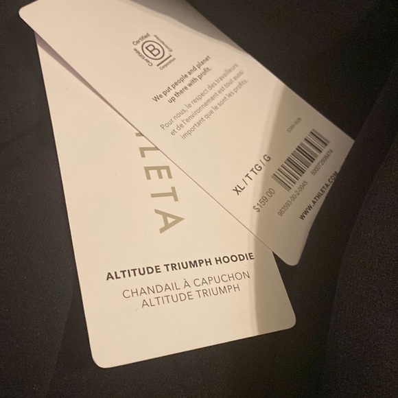 Athleta Altitude Polartec Triumph Hoodie // Black #983593 - Picture 9 of 9